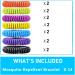 14 Pack Mosquito Bracelets for Kids & Adults - Natural Citronella, Lemongrass, and Eucalyptus - Up to 350 Hours Protection - Buy Online on GoSupps.com