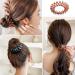 7PCS Fashion Crystal Hair Ties & Clips for Women | Stylish Ponytail Holders & Hair Rollers - Buy Online on GoSupps.com