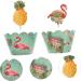 Alipis 24pcs Hawaii Cupcake Wrappers Hawaii Cupcake Toppers Hawaiian Cake Picks Birthday Cupcake Toppers Hawaiian Decor Hawaii Cake Pick Tropical Wedding Decor Leaves Paper Tray - Buy Online on GoSupps.com