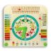 Hess Wooden Toy 14658 - Children's Learning Clock | Educational Wooden Stand Toy | 25x25 cm - Shop Internationally - Buy Online on GoSupps.com