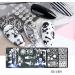 healthGUO Nail Art Stamping Plate Stamper Sponge Pen Halloween Pumpkin Bats Image Nail Polish Template Stamp Stencil Tools Kit 5 - Buy Online on GoSupps.com