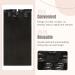 FSHINE 20 Inch Real Hair Clip-In Extensions - 120g - 7 Pieces Natural Black Remy Hair #1B - 50cm Length - Buy Online on GoSupps.com
