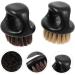 Frcolor 6-Piece Wooden Beard Brush Set | Bristle & Face Cleaning Brushes for Men | Salon Quality Male Grooming Tools - Buy Online on GoSupps.com