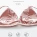 Shop XWSM Girls Teen Women Triangle Cup Bra - Soft Silk Satin Bralette for Small Breasts (40-65kg) in Pink | Comfortable Underwear - Buy Online on GoSupps.com