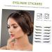 NOLITOY 12 Pairs Glitter Eyeliner Makeup Stickers Green Tape Double Eyelid Strips Skin Patch Flash Miss - Buy Online on GoSupps.com