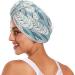 Wave Dry Hair Cap Set - 2 Piece Quick Drying Towels & Button Headband | Super Absorbent & Comfortable - Buy Online on GoSupps.com