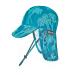 weVSwe Baby Toddler Sun Hat UPF 50+ Swim Cap Flap Neck Protection Adjustable Chin Straps UV Sun Protection Hats Green Leaves 1 12-24 Months