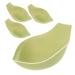 Healeved 4 pieces sponge pads for men's underwear men's underwear pads Tangas Shorts K rbchen Expanding enlarges the cup of underwear cup pad accessories keep man 14.5x9.5cm As shown