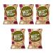 Brown Bag Crisps Beetroot Carrot & Parsnip Veggie Crisps 40g - Pack of 5