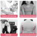 Posture Corrector Back Corrector Belt Spine Shoulder Adjustable Straps Support Bandage Shoulder Corset Back for Upper Back Pain Relief Unisex White S Elegant Svart Small - Buy Online on GoSupps.com