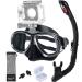 Snorkeling Gear for Adults Youth, Nearsighted Anti-Fog Diving Mask & Silicone Dry Snorkel for Scuba Diving, Spearfishing, Freediving -1.5