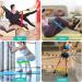 5-Piece Resistance Band Exercise Loop Set for Yoga, Pilates, Fitness - Buy Online on GoSupps.com