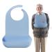 MARS WELLNESS Adult Bibs for Elderly - Comfortable and Easy to Clean Silicone Bibs for Adults with Easy to Use Button Closure Original