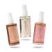 Caprice & Co Miracle Body Oils Trio 2 oz of Monaco Hawaii St. Barts Travel Size Scented Dry Body Oil Organic Moisturizing Handcrafted Glow Oils Vacation Shimmer Oil & Body Care for Women