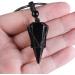 Kyeygwo Six - Seckiger Crystal Pendant Necklace | Adjustable Leather Rope Polished Quartz Pointed Stone Healing Reiki Pendulum Chain - Unique International Shipping Available - Buy Online on GoSupps.com