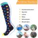 Jefshon Compression Stockings for Men & Women - Ideal for Sports Running Air Travel Pregnancy & Nursing - Large Sizes (L-XL) - 4 Pairs - Buy Online on GoSupps.com