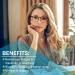 6-Pack Stylish Blue Light Blocking Reading Glasses for Women Men - Reduce Blurry Vision & Dry Eyes - Mix 01 (2.50) - Buy Online on GoSupps.com