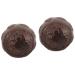Kisangel 1 pair of fascia rolls made of baoding balls train decompression toy hand surface massage balls Decorative handball rolling handball from sports fitness boccia