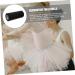 STOBOK 4 Rolls White Skirt Womens Skirts Baby Belt Diy Mesh Ribbon Mesh Belt Wedding Bride Decorative Mesh Black 0.01X15X2285CM - Buy Online on GoSupps.com