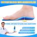Buy Orthopedic Shoe Inserts for Heel Spur & Flat Feet - Gel Insoles for Foot Pain Relief | Sports Insoles for Men & Women - Blue L (EU45-47) - 30cm - Buy Online on GoSupps.com