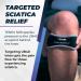 TENEX Sciatica Relief Band - Comfortable Non-Slip Brace for Effective Sciatica Pain Relief | Targets UB40 Acupoint | Unisex & Ideal for Daily Use - Buy Online on GoSupps.com