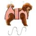 Hoaigo pet care hammock for cats dogs breathable dog care loop dog care dishes dog care retention bag for pet care Wash nail cutting (s pink) s rosa
