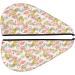 Buy Hair Towel Wrap - Quick Drying Turban with Button - Tropical Pink Flamingo & Pineapple Design - Perfect for International Shipping - Buy Online on GoSupps.com
