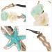 Lurrose Sea Star Headband - Pearl Shell Hair Accessory for Weddings & Beach Parties | International Shipping Available - Buy Online on GoSupps.com
