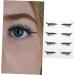 Mipcase 4 Pairs False Eyelashes Eye Makeup Sticker Stickers Glitter Eyeliner Eye Line Sticker Glitter Powder 4x1.5cm Blue - Buy Online on GoSupps.com