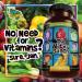 Whole Food Multivitamin Fruit & Super Greens All-in-one Vitamin Complex 90 Vegan Capsules - Daily Vitamin for Women and Men - Iron Zinc B12 Vitamin A D3 and More - Buy Online on GoSupps.com