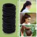 Shynek 150Pcs Black Small Hair Ties (4mm) - Bulk Elastic Hair Bands - Buy Online on GoSupps.com