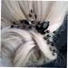 DOITOOL Black Crystal Hair Accessories Bridal Insert Black Barrettes Vintage Hair Accessories Wedding Bridal Hair Accessories Hair Pin Women's Alloy Comb European and American - Buy Online on GoSupps.com