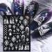 JMEOWIO 8 Sheets Christmas Nail Art Stickers 5D Self Adhesive Nail Art Decals Stereoscopic Embossed Snowflake Reindeer Snowman Santa Claus Pattern DIY Design Nail Decoration for Women Girls - Buy Online on GoSupps.com