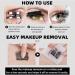 Hardcore Brushless Mascara Curling Mascara Set Waterproof Long-Lasting Non-Falling Non-Clumping Mascara Ultra-Slim Metallic Mascara for Charming Eye Makeup Black+brown - Buy Online on GoSupps.com