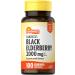 Sundance Sambucus Black Elderberry Capsules | 2000mg | 100 Count | Non-GMO and Gluten Free Supplement