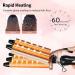 5 Barrel Curling Iron Wand Hair Waver - Ceramic Tourmaline, 0.6 Inch, Temperature Adjustable - Buy Online on GoSupps.com