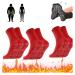 Alvo feet socks alvo feet socks for varicose veins Alvo socks Alvo feet Tourmaline socks alvo feet compression socks alvo feet socks for women (red 3 pair)