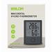 High Accuracy Baldr Hygrometer & Digital Thermometer - Indoor Climate Control Monitor for Baby Room Living Room & Office - Black - Buy Online on GoSupps.com