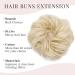 Curly Messy Hair Scrunchies Bun Extension Updo Ponytail Chignons - Bleach Blonde 30g - Buy Online on GoSupps.com