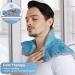 REVIX Microwavable Heating Pad for Neck Shoulders and Back | Weighted Neck Wrap with Moist Heat | Light-Gray - Buy Online on GoSupps.com