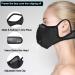 UTOTEBAG Breathable Face Mask with Valves for Men and Women - Black | Ideal for Workout, Exercise, and Gym Training - Buy Online on GoSupps.com