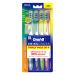 Oral B Criss Cross Family Pack of 4 Toothbrushes Medium Adult Manual Multi-Colour Multi-Colour 1 piece (Pack of 4)