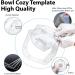 Wenmpopo Bowl Cozy Pattern Template & Cutting Ruler Set - DIY Kitchen Craft Sewing Template | 6 Sizes Included - 3 Sets for Easy Sewing Without Machine - Buy Online on GoSupps.com