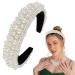 ACO-UINT White Faux Pearl Headband for Women - Bridal Hair Accessories for Wedding & Parties - Buy Online on GoSupps.com