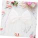 FOMIYES Girls Hair Accessories Pearl Hair Clip Wedding Hair Clip Girl Bows Hair Decoration Back Hair Bow Hair Bow Clip Hair Clips Decorate Headgear Hairpin Button Metal Delicate White Miss - Buy Online on GoSupps.com
