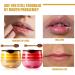 2 Pcs Bee Lip Balm Honey Pot Honey & Strawberry Lip Mask Overnight Moisturizing Scrub Exfoliator Reduces Lip Lines Prevention Dry and Cracked. (Honey & Strawberry) - Buy Online on GoSupps.com
