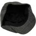Charmylo Newsboy Cap Grey Tweed Adjustable Baker Boy Hat | Herringbone Cloth Cap | Flat Cap for Men and Women - Buy Online on GoSupps.com