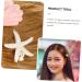 MAGICLULU 4 Pairs Starfish Shell Hair Clip Hairpin Headdress Party Hairpin Acrylic Hairpin Hair Clip Headwear Shell Hairpin Hairpin Shell Barrette Hairpin Accessories - Buy Online on GoSupps.com