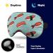 Japanese Sushi and Rolls Sleep Mask - Adjustable Eye Cover for Sleeping and Travel - Men and Women - Buy Online on GoSupps.com