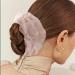 3 Pack Oversized Organza Hair Scrunchies - Fluffy Elastic Hair Ties for Women/Girls - Chiffon Hair Accessories (Light Pink) - Buy Online on GoSupps.com
